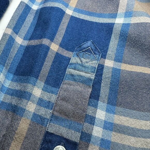 GANT Rugger Indigo Oxford Hugger BD Tapered Slim Fit LS Shirt Large - Picture 7 of 10